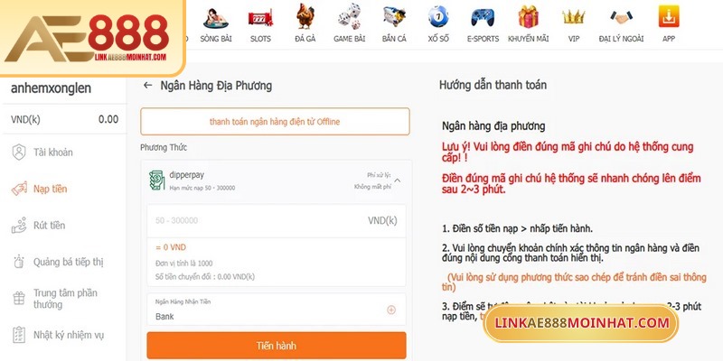 Các bạn hãy kiểm tra toàn bộ thông tin cẩn thận